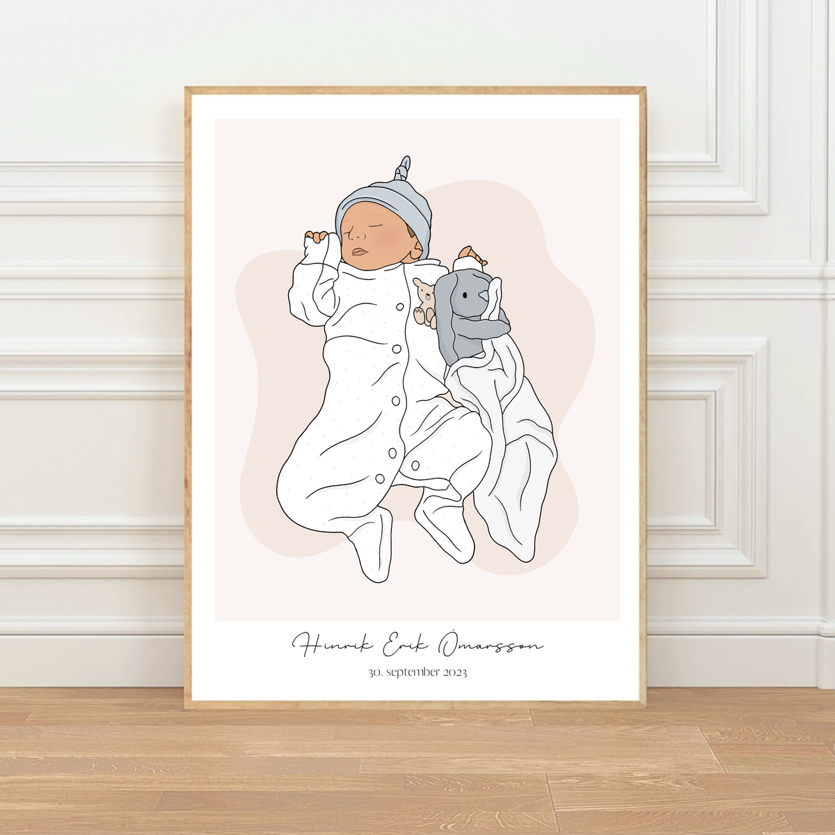Personalised Baby Illustration