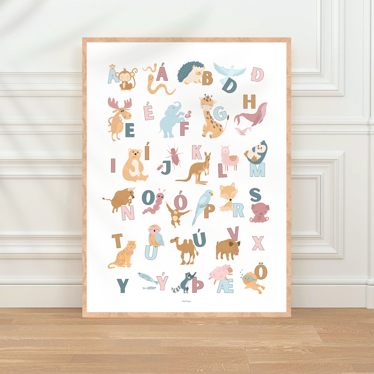 Dýrastafróf | Pastel
