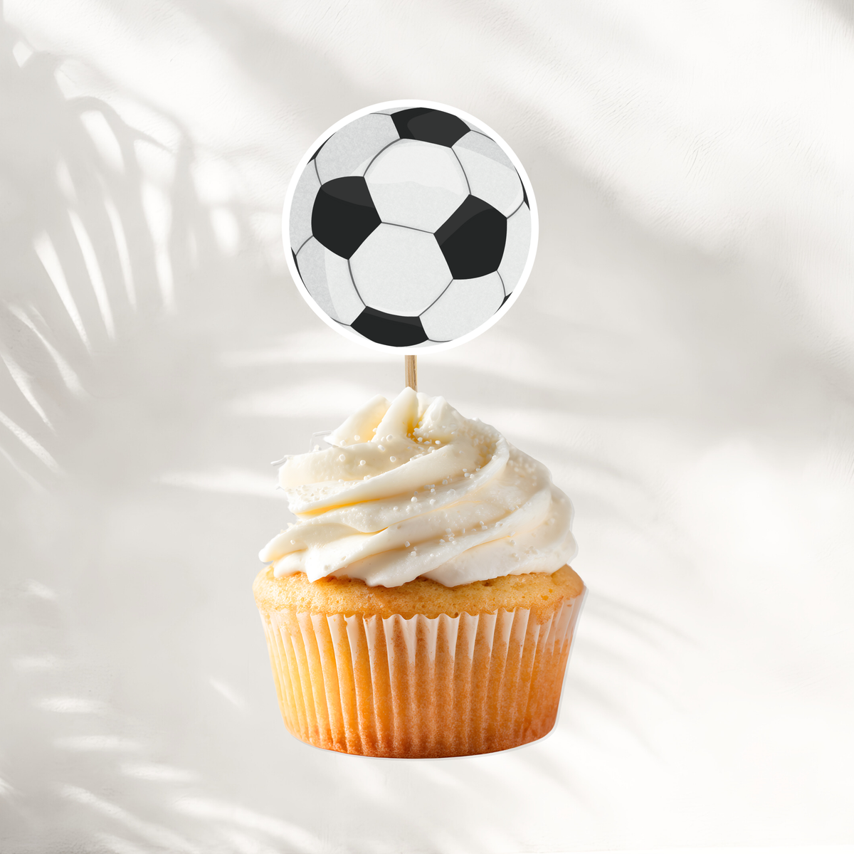 Adornos para tartas de fútbol