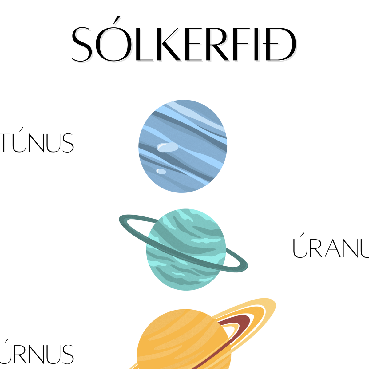 Sólkerfið Okkar í röð