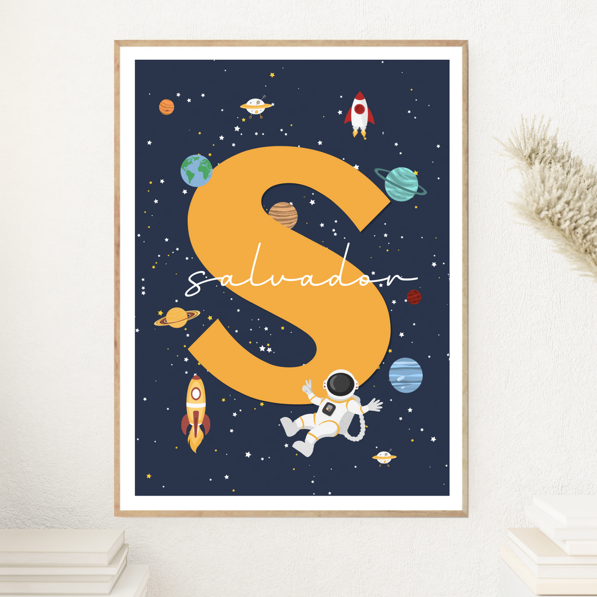 Space Letter & Name