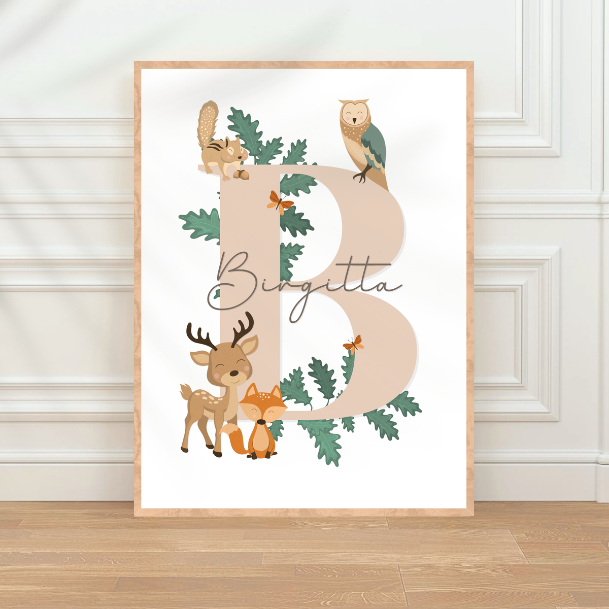 Woodland Letter & Name | Light