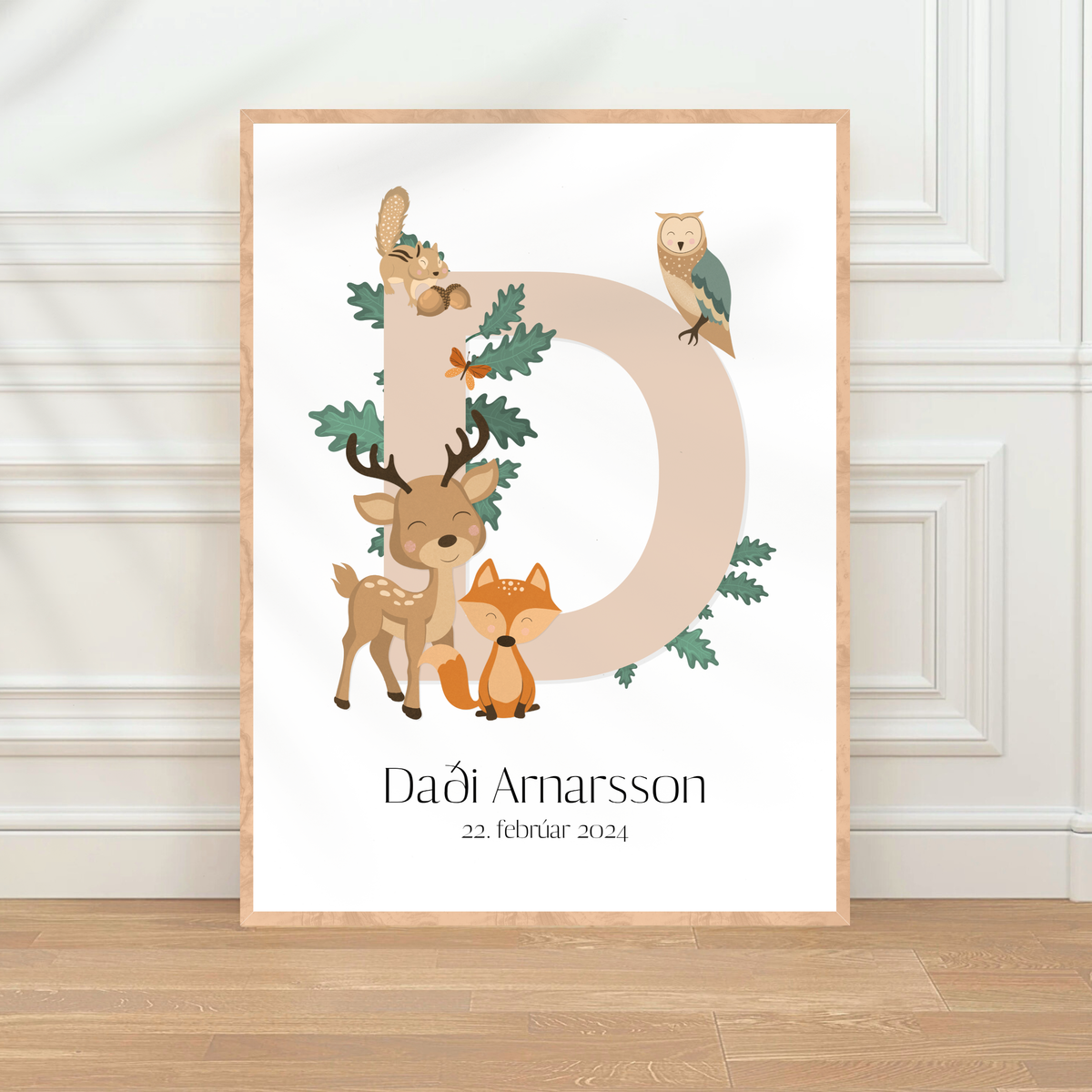 Carta de Woodland y detalles de nacimiento | Luz