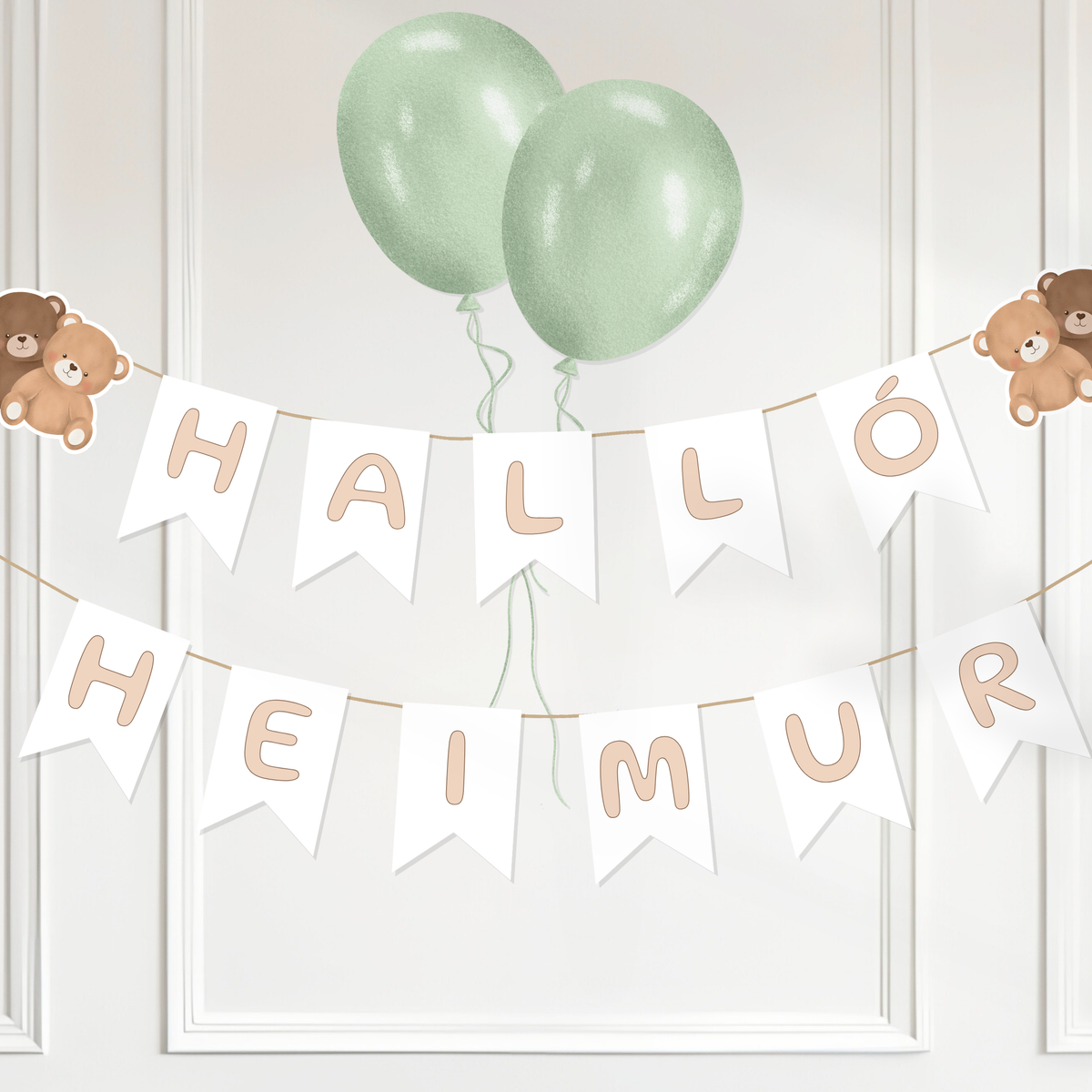 Bangsa Halló Heimur Veggskraut