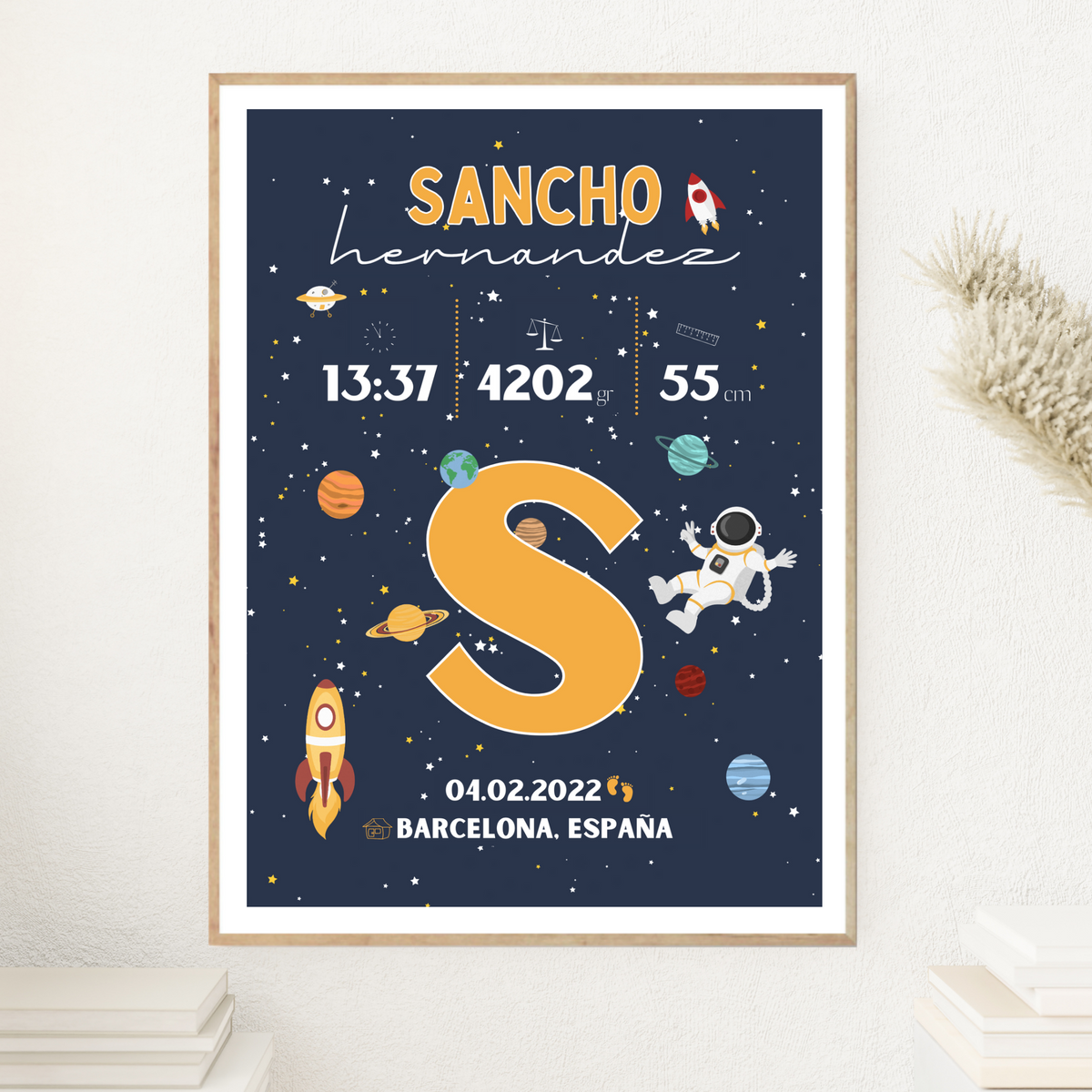 Detalles del nacimiento espacial