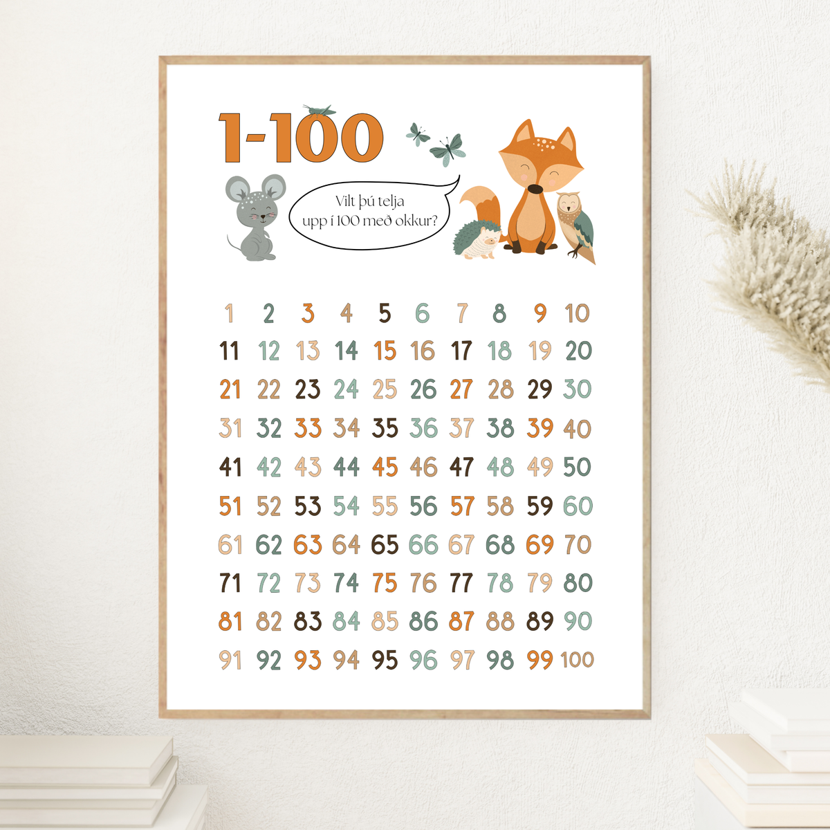 Woodland Numbers 1-100 | Count to 100